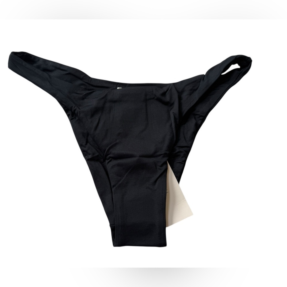 Nwt Eberjey Women’s Dree Black High-Cut Bikini Swimwear Bottoms Size Xs